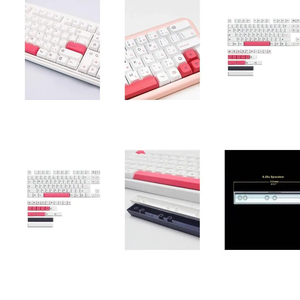 

31ba xda profile Ключевые клавиши Set 126 Caps для механических клавиатур английский/японский/русский