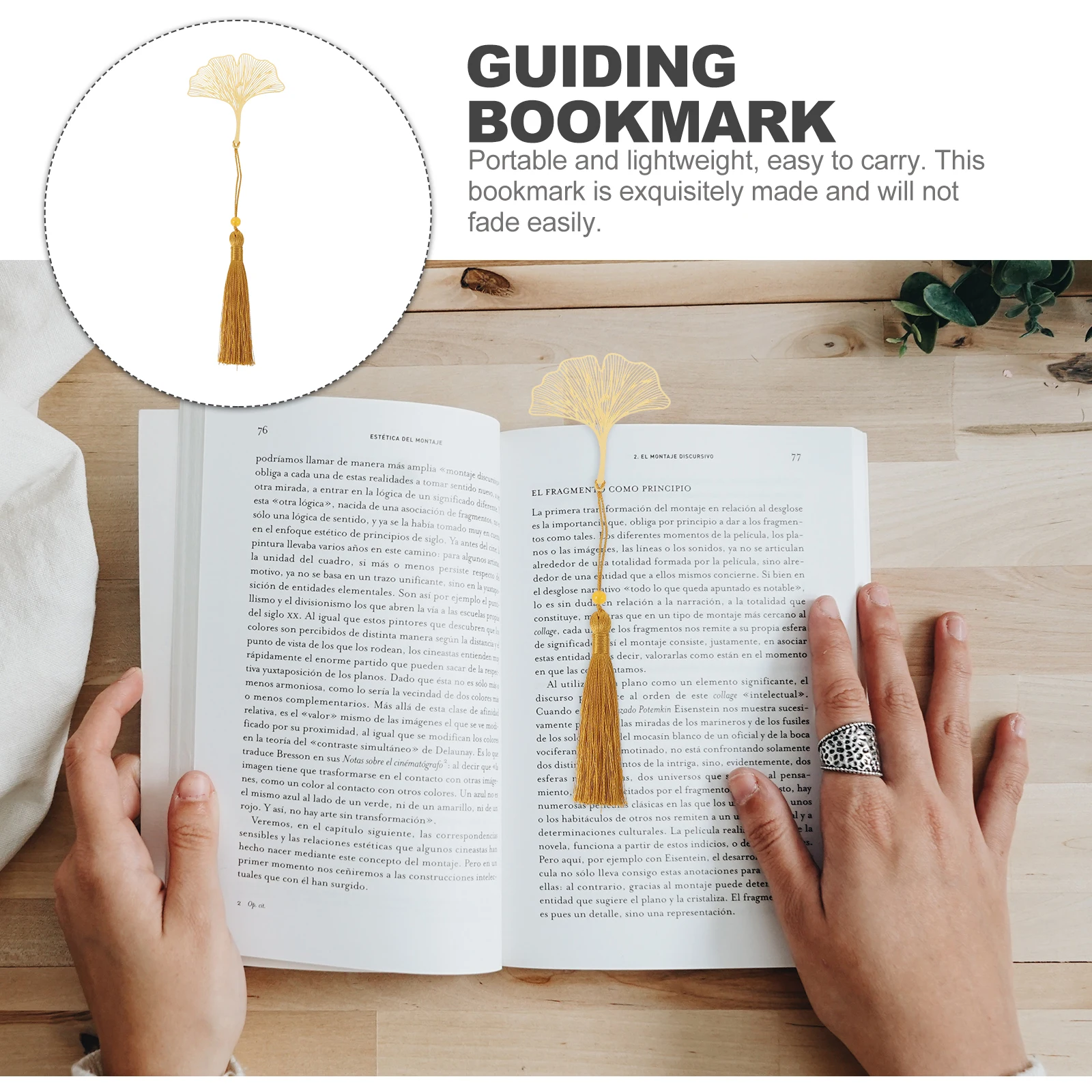 

Retro Style Leaf Bookmark Delicate Book Mark Ornament Portable Bookmarks For Teachers Women Students Decorative Reading