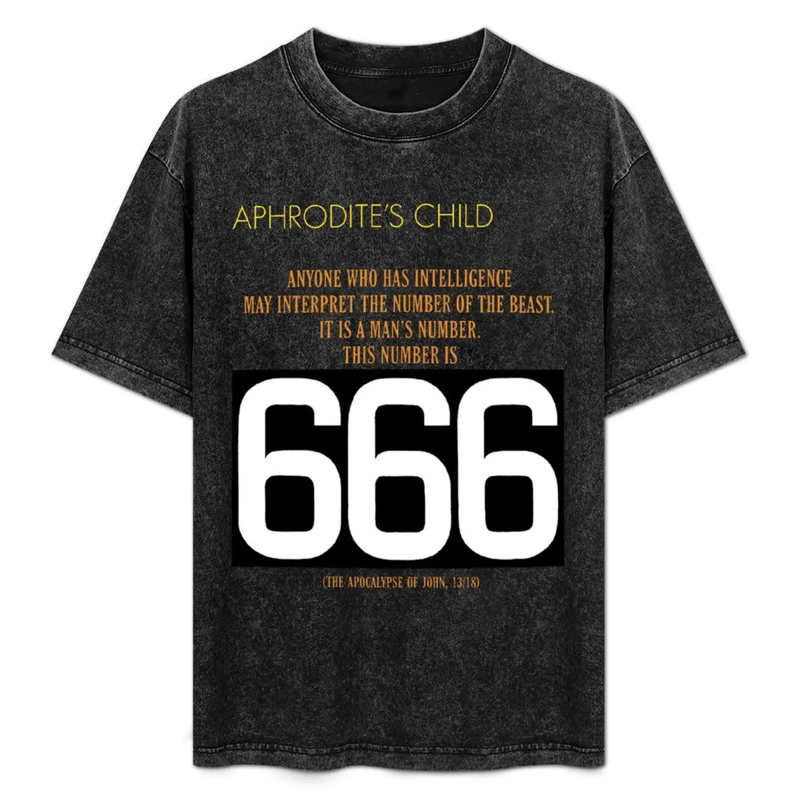 

Aphrodite's Child - 666 T-Shirt Basic Short Sleeve T-Shirt for Men