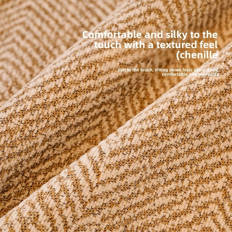 New Luxury Suede Cushion Retro Non Slip Fixed Universal All Seasons Straight Row