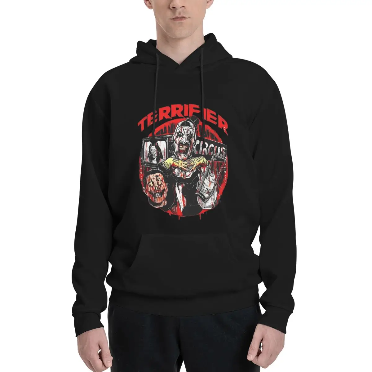 Terrifier Streetwear Hoodies Spring circus Funny Pullover Hoodie Couple Oversized Loose Custom Hooded Sweatshirts