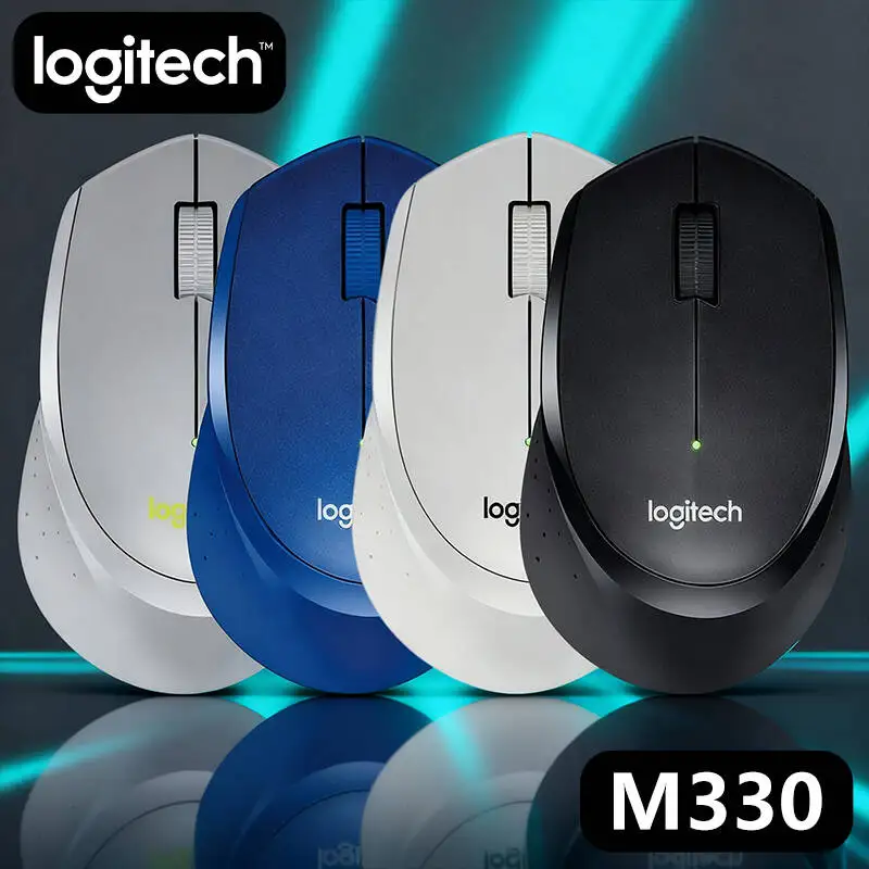 

Logitech M330 Wireless Mouse, Quiet Clicks, 2.4GHz Stable Signal, Ergonomic Design, High Precision, Extended Battery, PC/Laptop