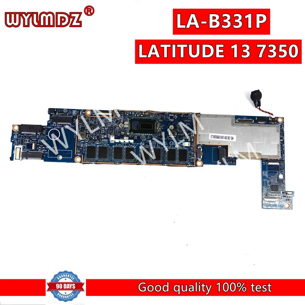 

LA-B331P M-5Y71CPU 4G/8G Notebook Mainboard For Dell LATITUDE 13 7350 Laptop Motherboard working perfect