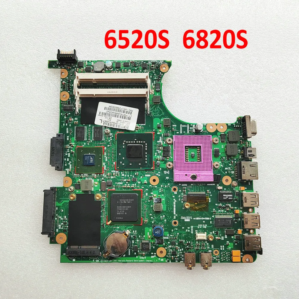 

For HP Compaq 6520s 6820S Notebook 456613-001 481543-001 Laptop Motherboard 965PM Main board DDR2 100% tested