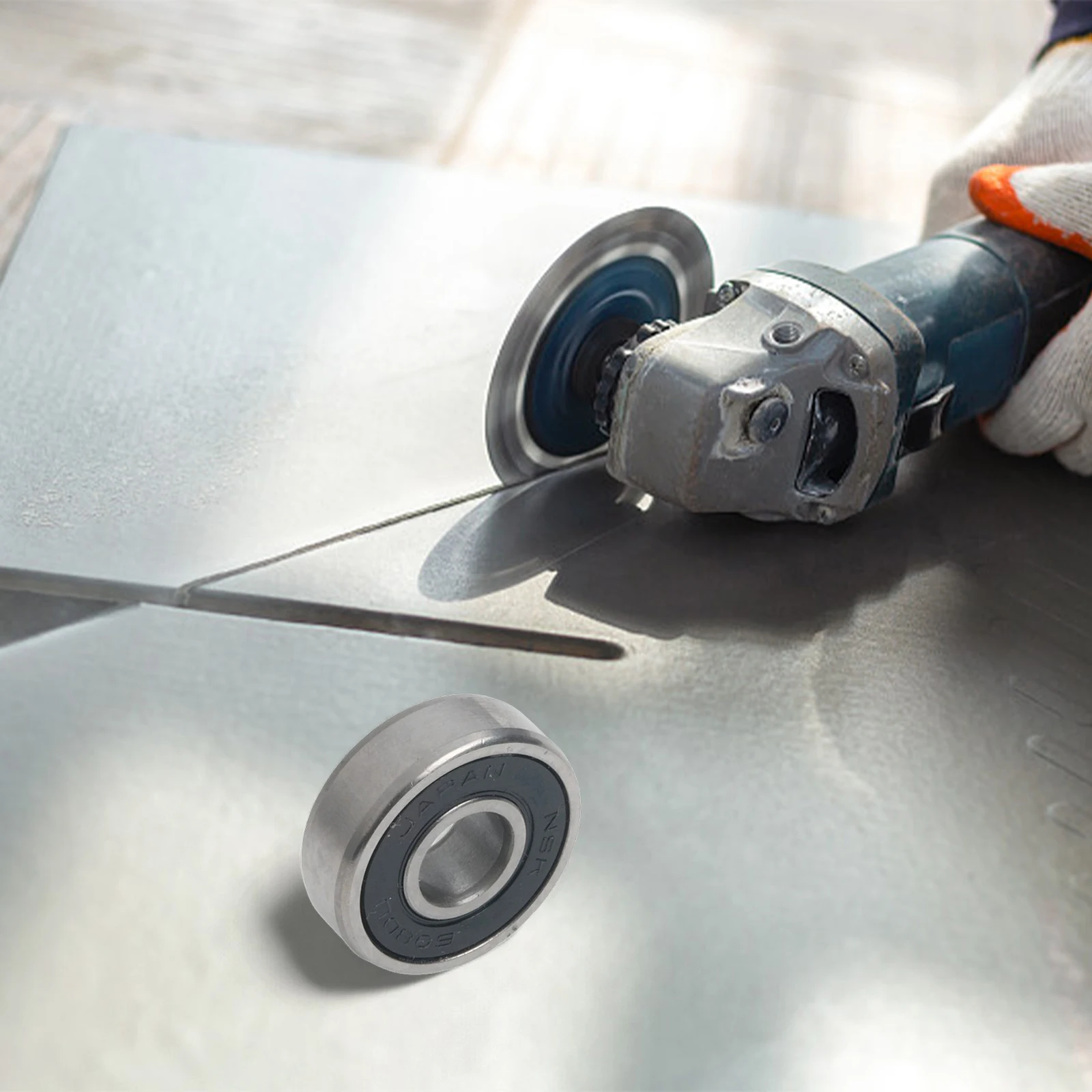 

Grinder Accessories 608 Bearing As Shown Inner Diameter: 8mm Outer Diameter: 22mm High Quality Suitable For: Tools