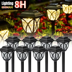 1~8 Pack Solar Lawn Lights Outdoor LED Bright Yard Lamp Waterproof Night Light Landscape Lighting Pathway Light Garden Decor