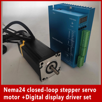 Nema24 closed-loop stepper servo motor +Digital display driver set 4N.m with encoder 1000 line