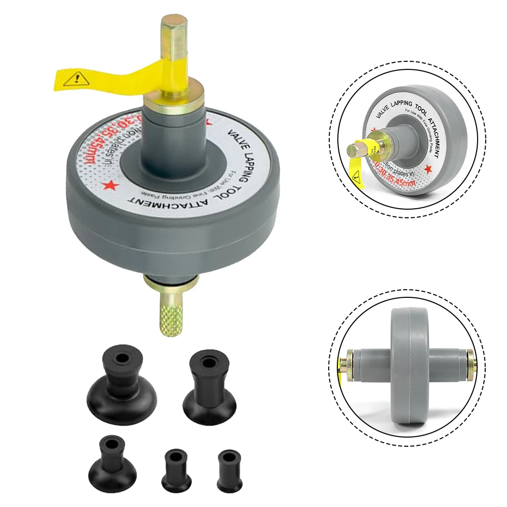 Valve Lapping Tool Attachment With 5 Suction Plates 1000rpm To 1250rpm For Automotive, Motorcycle, ATV, Small Engine Valves