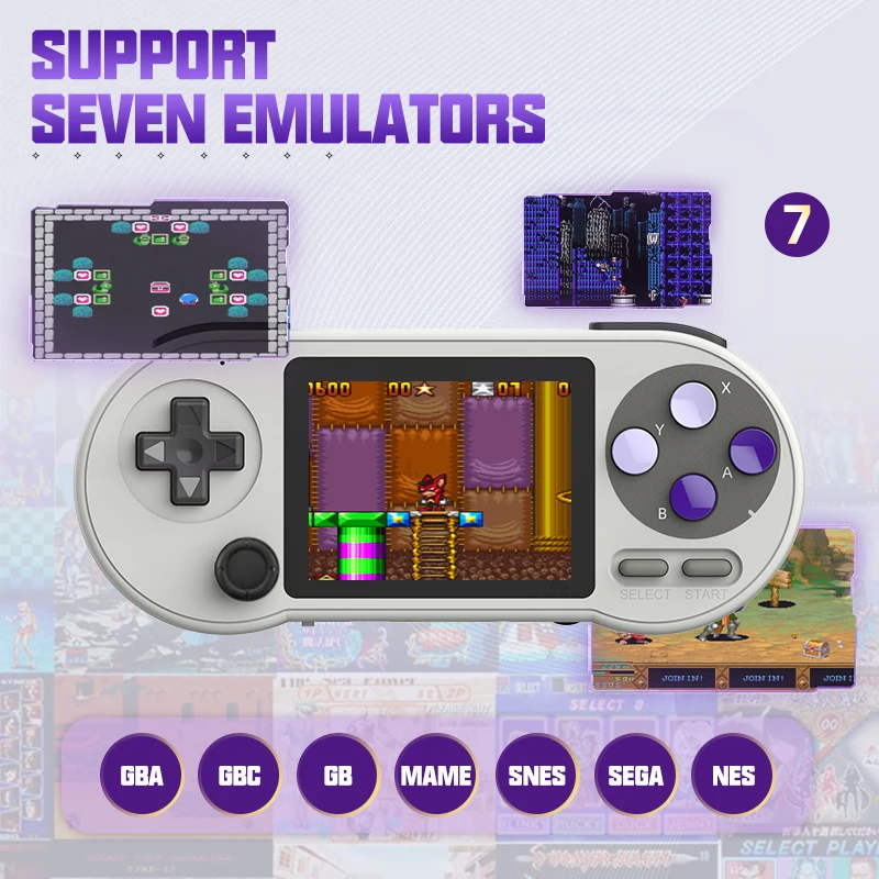 Портативная игровая консоль VILCORN SNPRO в стиле ретро портативная для SNES GBA SEGA 10000 игровой контроллер с Фото №2