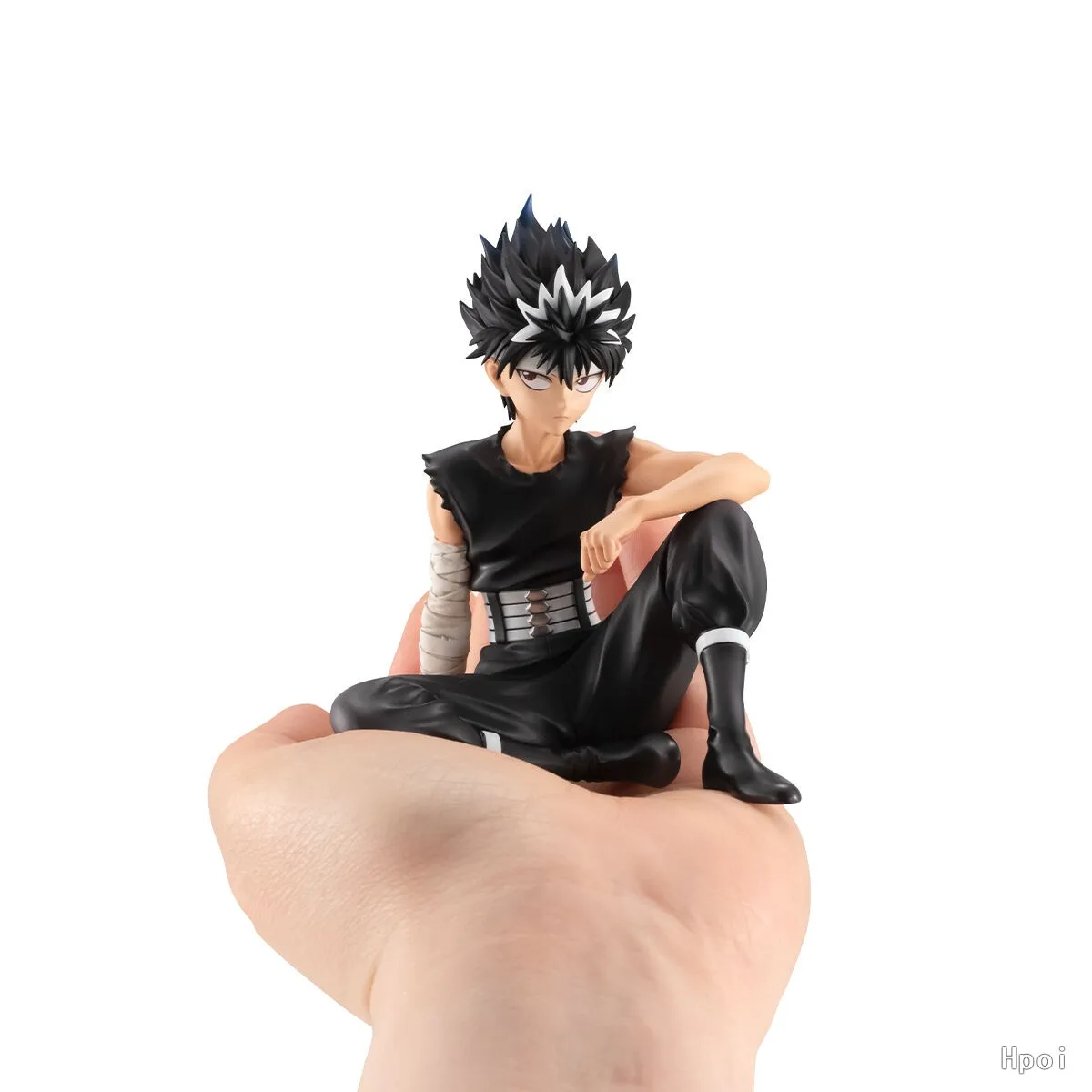 8.5CM AnimeYu Yu Hakusho Hiei Tenohira Figure Kurama Sitting posture Noodle Stopper Figure Model Toy Doll Aciton Figure