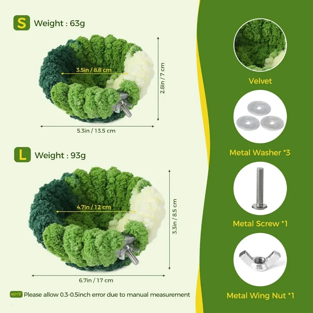 Bird Nest for Cage,Plush Hanging Bird Bed for Parakeet,Breeding Bird House for Conure,Budgie,Cockatiel,Lovebird,Canary,Hamster