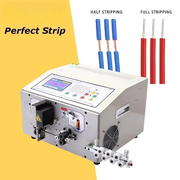 EW-02A. Cheapest 0.1-4.5mm2 Small Cable A.utomatic Computer Wire Cutting Stripping Cutting Machine Wire Stripper Machine