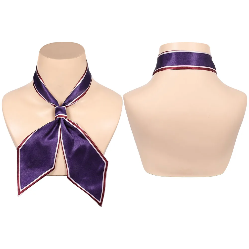 2025 Movie M3GAN Cosplay M3GAN Bow Tie Purple Roleplay Hallowma Party Carnival Role Play Prop Outfit Clothing Accessories