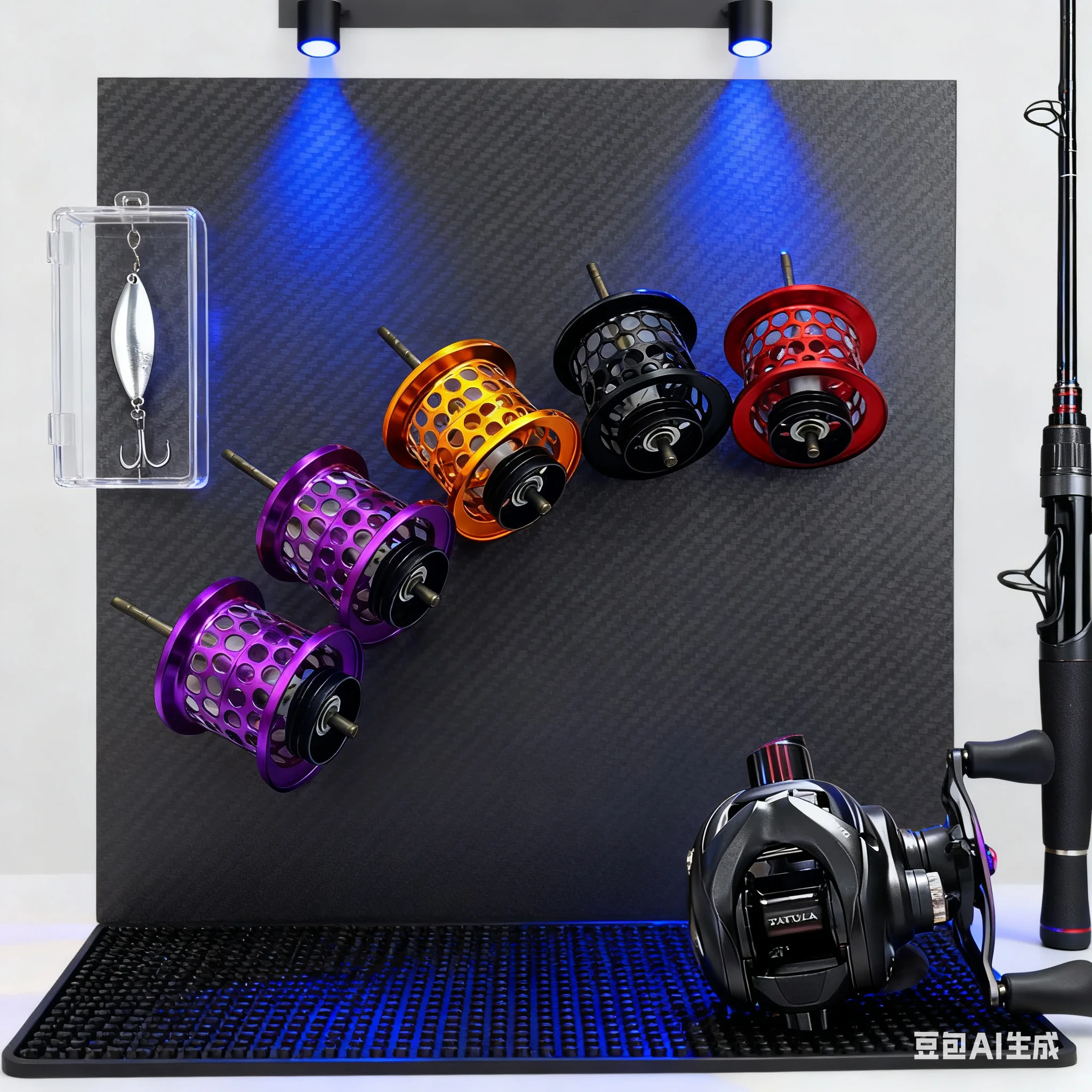 para-24-para-tatula-100-modificado-leve-suave-spool-lancando-carretel-de-fundicao-micro-carretel-de-pesca-ao-ar-livre-acessorios-modificados