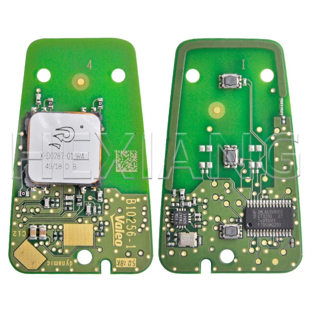 O IM2A 98123974 ZD 4A PCF7953M 433 MHz Orijinal PCB Yakınlık Araba Uzaktan Anahtar Peugeot 2008 308 508 3008 5008 Citroen C3 C4