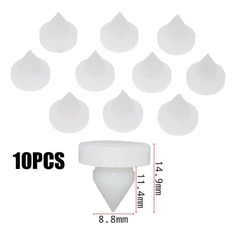10PCS Brake Clutch Pedal Stopper Pad White 46505SA5000 For Accord Civic Pilot Crosstour CR-V Insight For Acura Integra MDX TSX