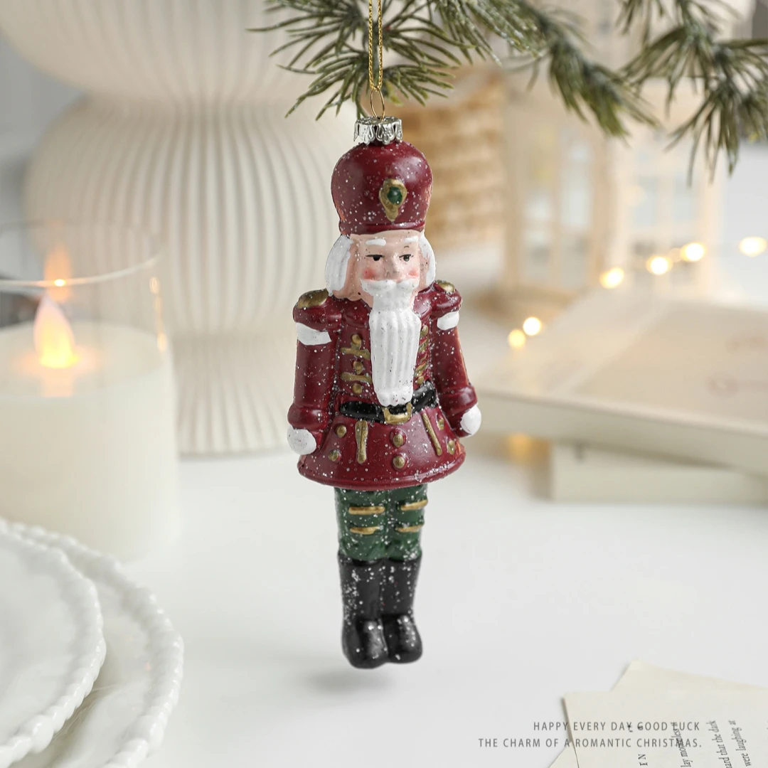 متعدد الألوان عيد الميلاد معلقة المعلقات شجرة عيد الميلاد إكليل صندوق البريد الطائرة قطرة الحلي البلاستيك قصب طبل زينة شجرة عيد الميلاد