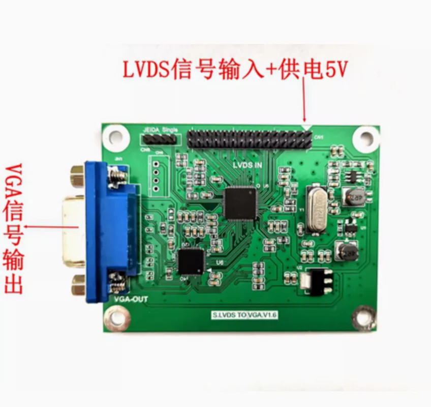 

LVDS to VGA Adapter Board Lvds to Vga Output Supports Multiple Resolution 720P/1080P