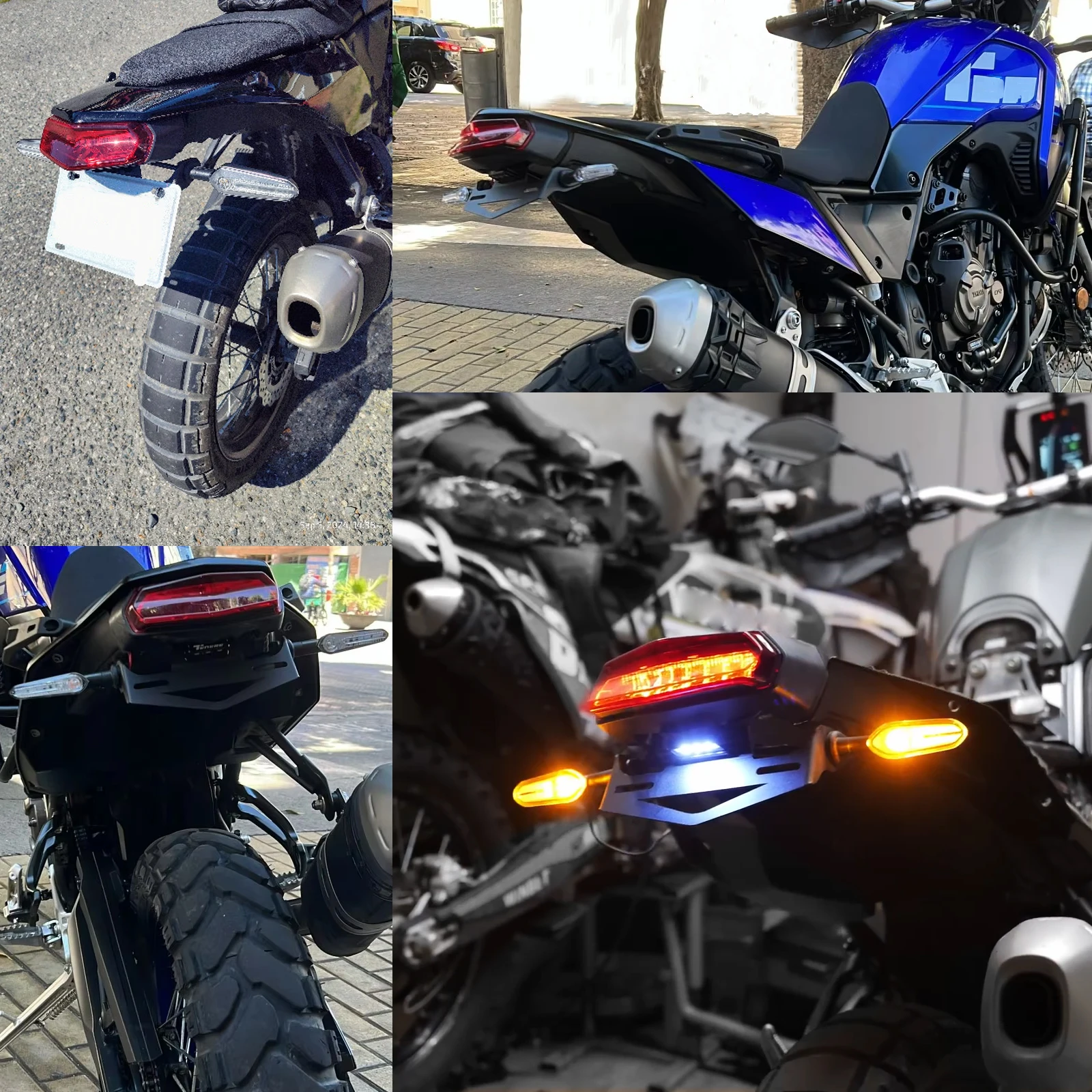 

Motorcycle LED License Plate Light Tail Tidy for Yamaha Tenere 700 XTZ700 Tenere700 T700 T7 XTZ07 2019 2020 2021 2022 2023 2024