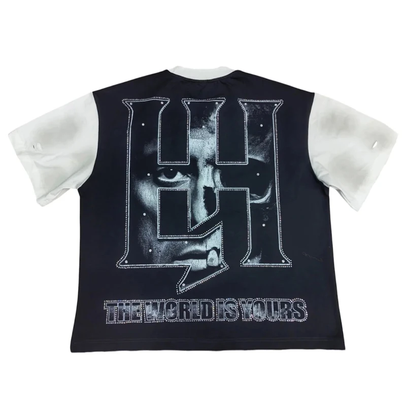 High Street Fashion Life Hustlers Short Sleeve T-shirt Summer Classic High Quality Movie Poster Print Top Tee Unisex