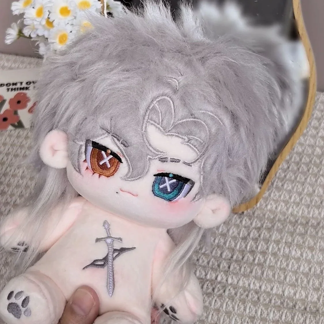 Pluszak Identity V Richard 20 cm, pluszowa lalka z bawełny, zabawka, gadżet z gry, figurka do przebierania, poduszka, pluszowy prezent urodzinowy