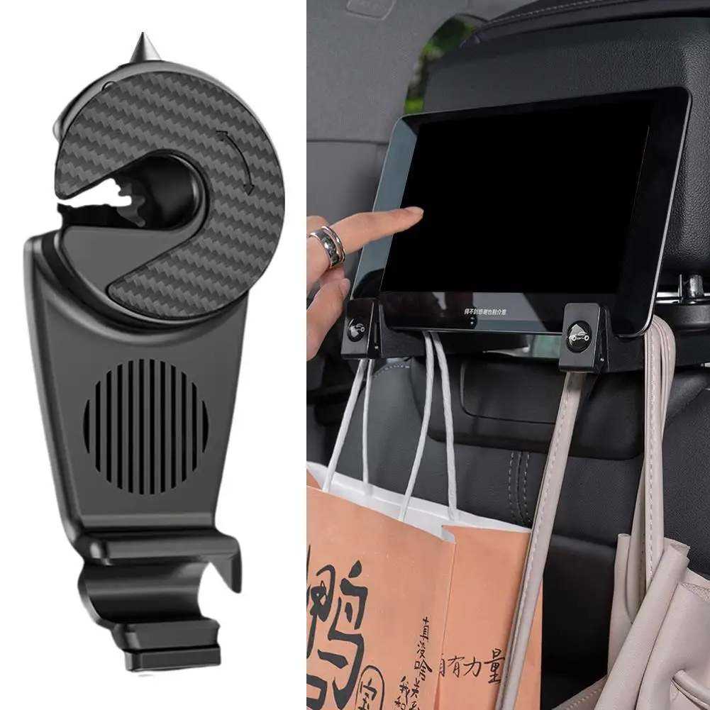 Car Air Freshener Hook Car Interior Phone Holder Hidden Mount Aroma Hook Storage Hanger