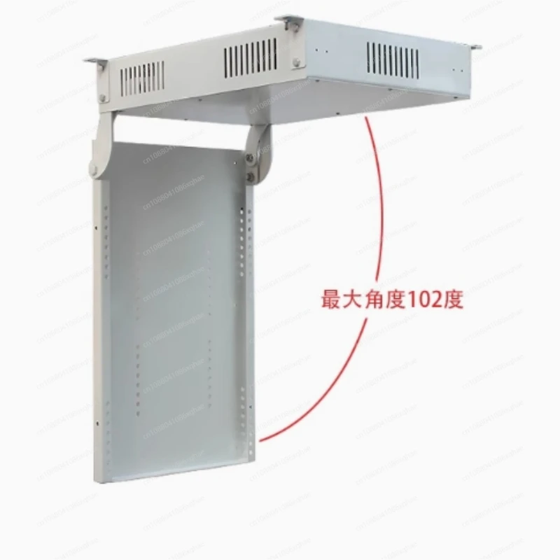 26-84 Inch Universal Electric Ceiling TV Bracket - Remote Control Telescopic Flip Hidden Inverted Mount