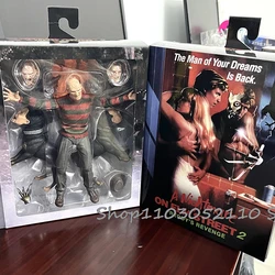 NEW NECA Freddy Krueger Action Figure Freddy's Revenge Collectible Model Toy Halloween Horror Decoration Gift Chinese version