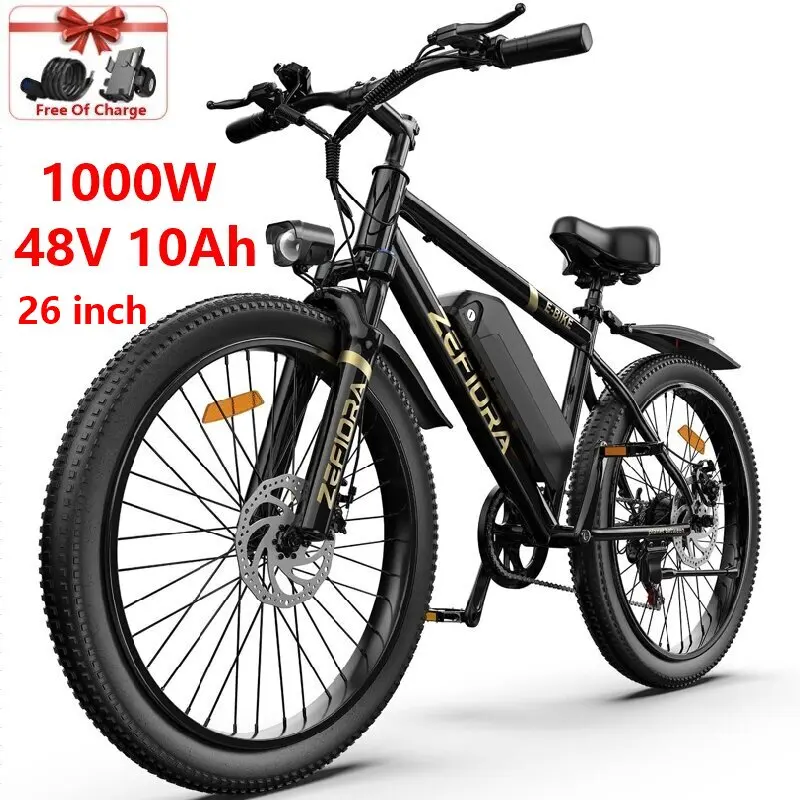 500W 26 Inch Heavy Duty Mountain Ebike, UL2849 Safety Certified, Adjustable Seat, Factory Original, Free US Local Warehouse Shipping image 3