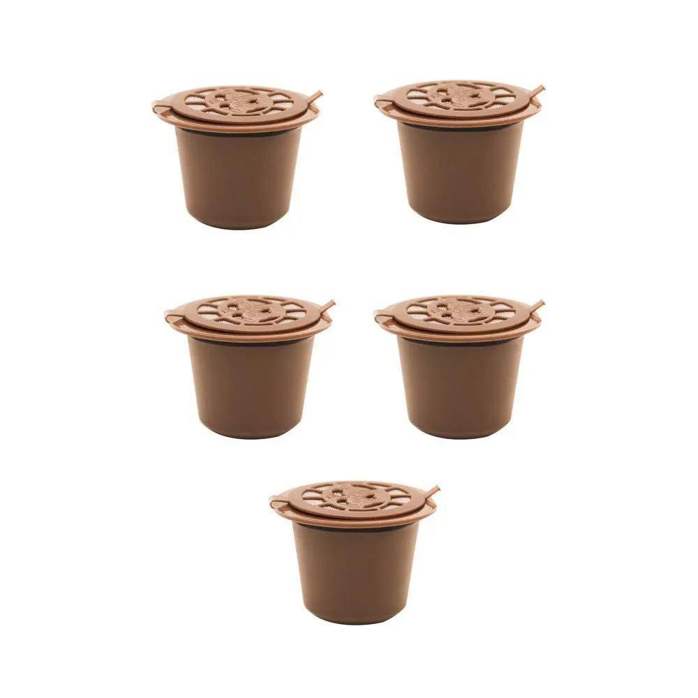 Reusable Coffee Pod Filter For Nespresso Machine Refillable Plastic Capsule Eco Friendly Brewer Maker Home Kitchen Supplies