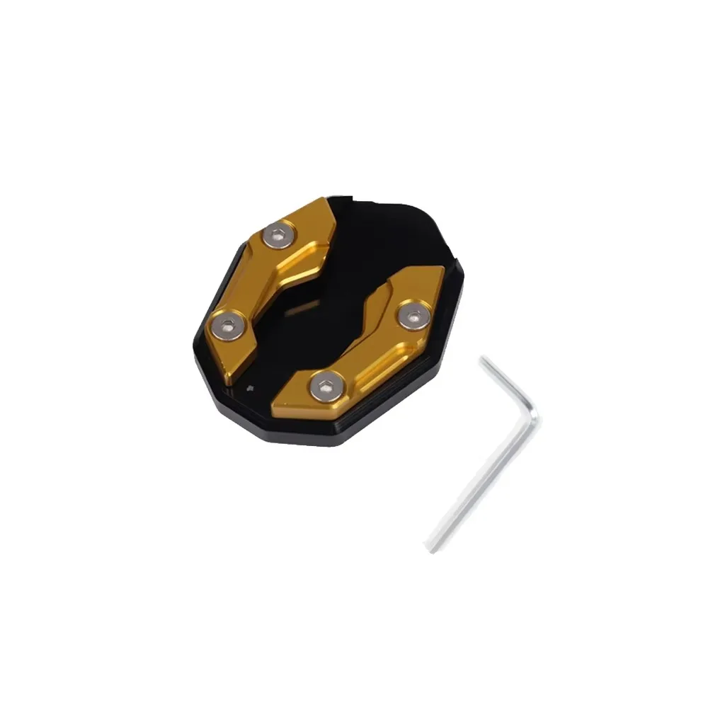 Anti-skid Motorcycle Side Stand Universal Easy To Install Motorcycle Foot Support Pad Aluminum Alloy Secure Footing