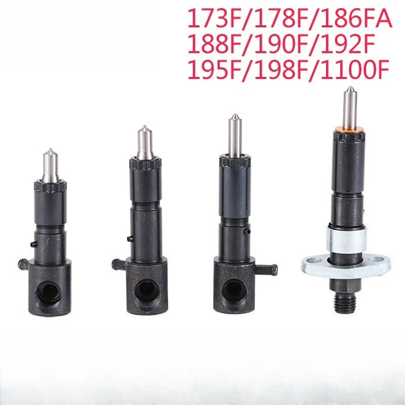Injector Nozzle Assembly, Air-Cooled Diesel Engine Injector 173F 178F 186F 188F 192F 195F 198F 1100F for Micro Tiller Generator