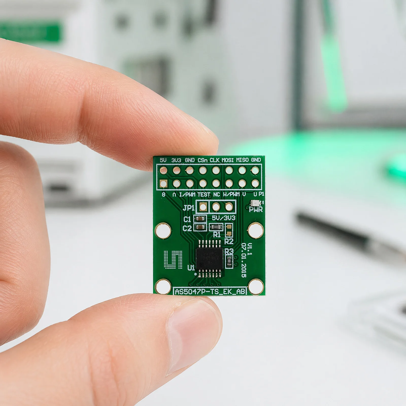AS5047D AS5047P Magnetic Encoder PCB for ODrive SimpleFOC VESC SPI ABI Brushless Motor Driver Robotics Position Control 3.3V 5V