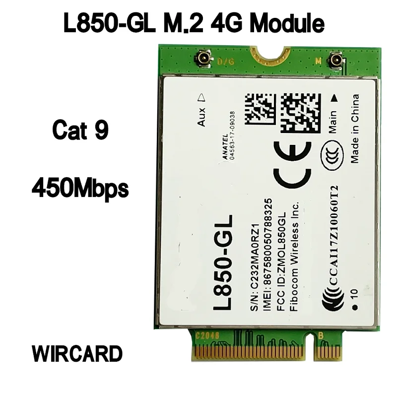 New And Original L850-GL X380 X390 L480 T480 T580 T14 X1C 4G Module 01AX792