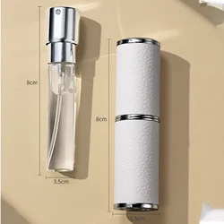 8 Ml Portable Mini Refillable Perfume Bottle High-end Leather Sub-bottling Travel Empty Cosmetic Containers Spray Atomizer