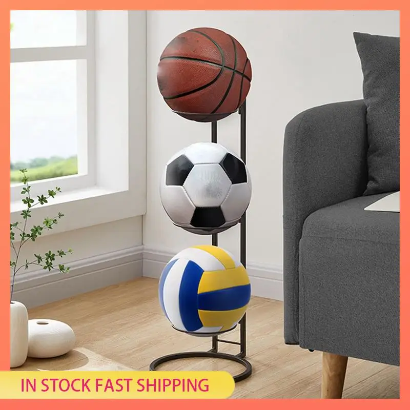 

AA05 2X стеллаж для хранения баскетбола, домашняя детская стойка для хранения баскетбола, домашняя корзина для хранения мячей, футбола, размещенная стойка