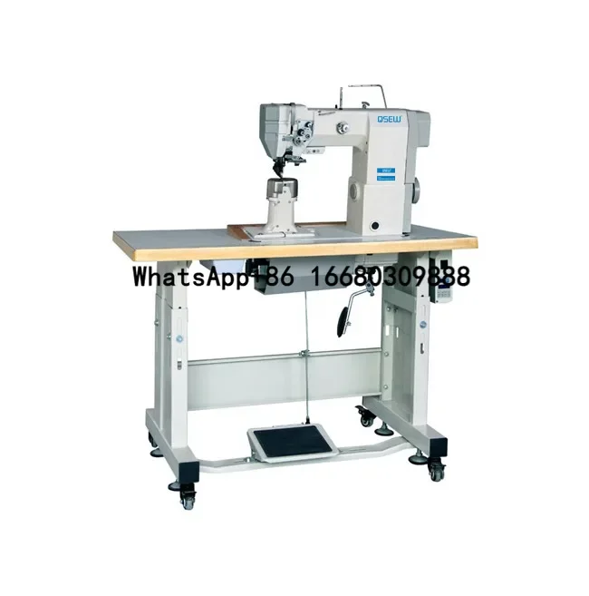 

QS-9920D double direct drive Laura machine post bed big hook heavy duty triple feed lockstitch industrial sewing machine