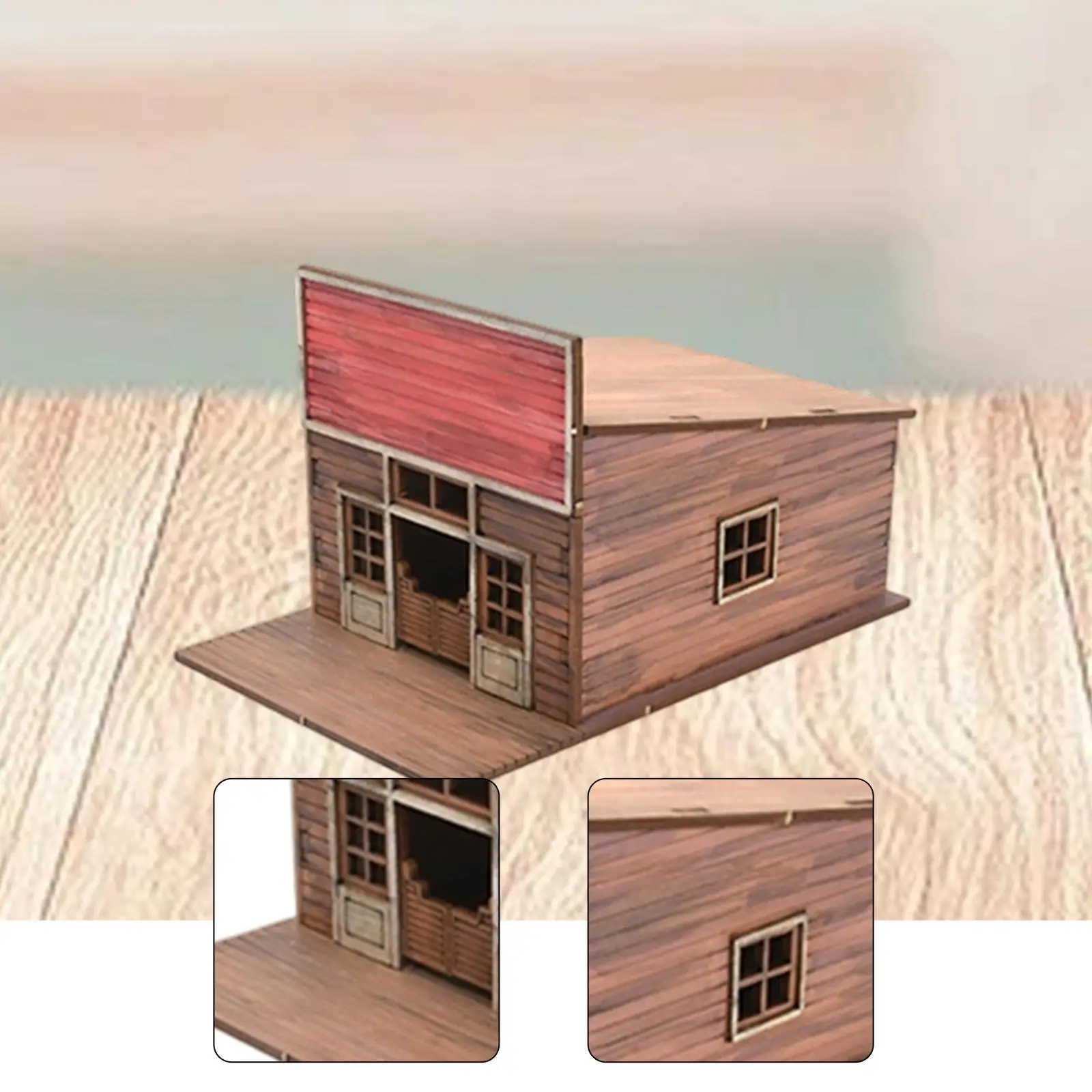 مجموعة نماذج بناء المدينة 1/72، ثلاثية الأبعاد للبالغين، ديوراما ذاتية الصنع، نموذج معماري لطاولة الرمل ذات المناظر الطبيعية الصغيرة