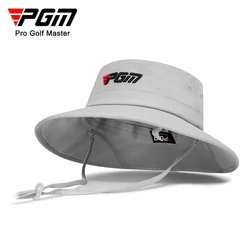 PGM Men UV Golf Hat Adjustable Buckle Windproof Quickdrying Rope Cap Sweat-absorbing Band Outdoor Male Fisherman Hats MZ059