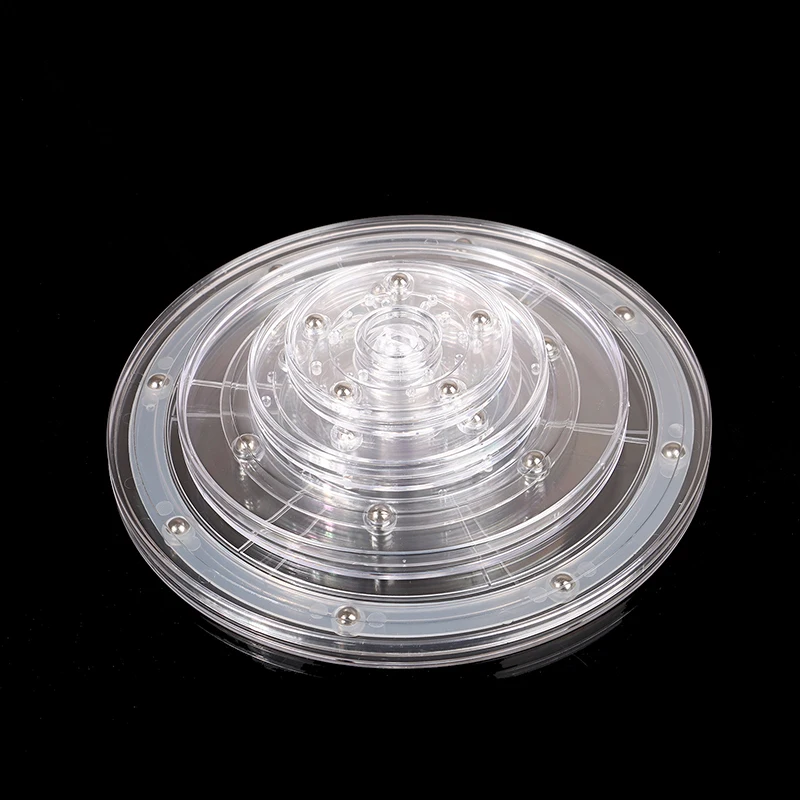 7-20cm Acrylic 360 Rotating Display Stand Turntable Transparent Round Base Lazy Jewelry Decor Swivel Plates Furniture Hardware