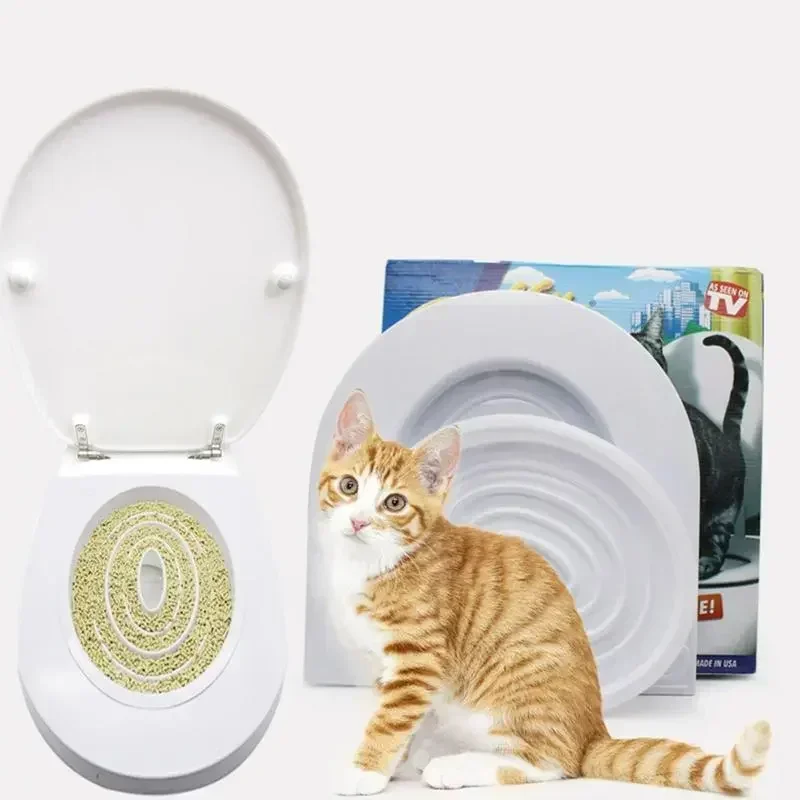 Kitten For Reusable Pet Litter Trainer Potty Cats Supplies Tray Indoor Professional Kit Puppy Toilet Cat System Training