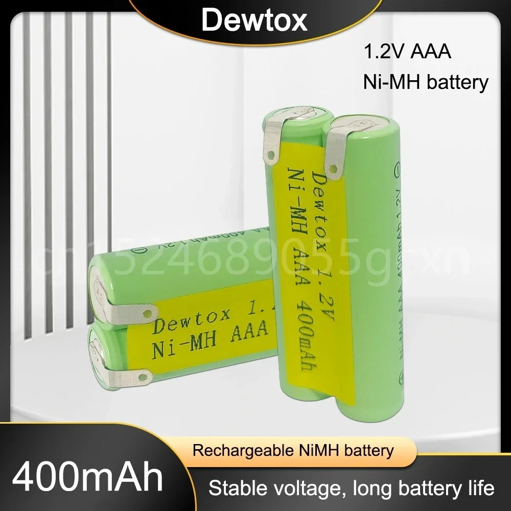 1.2V AAA Ni-MH Rechargeable Battery Cell 400mah for Electric Trimmer Shaver Razor RQ360 RQ361 YS523 YS524 YS525 YS526