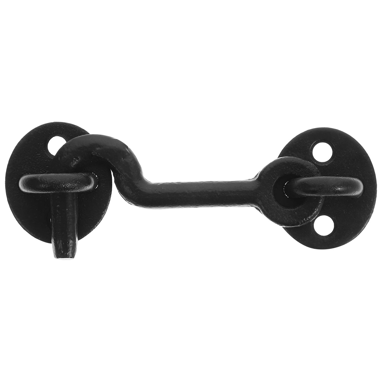 1 مجموعة الحديد الزهر الرياح مزلاج الثقيلة الصدأ برهان خطاف معدني لنافذة باب بوابة مزلاج قفل المقصورة مع مسامير