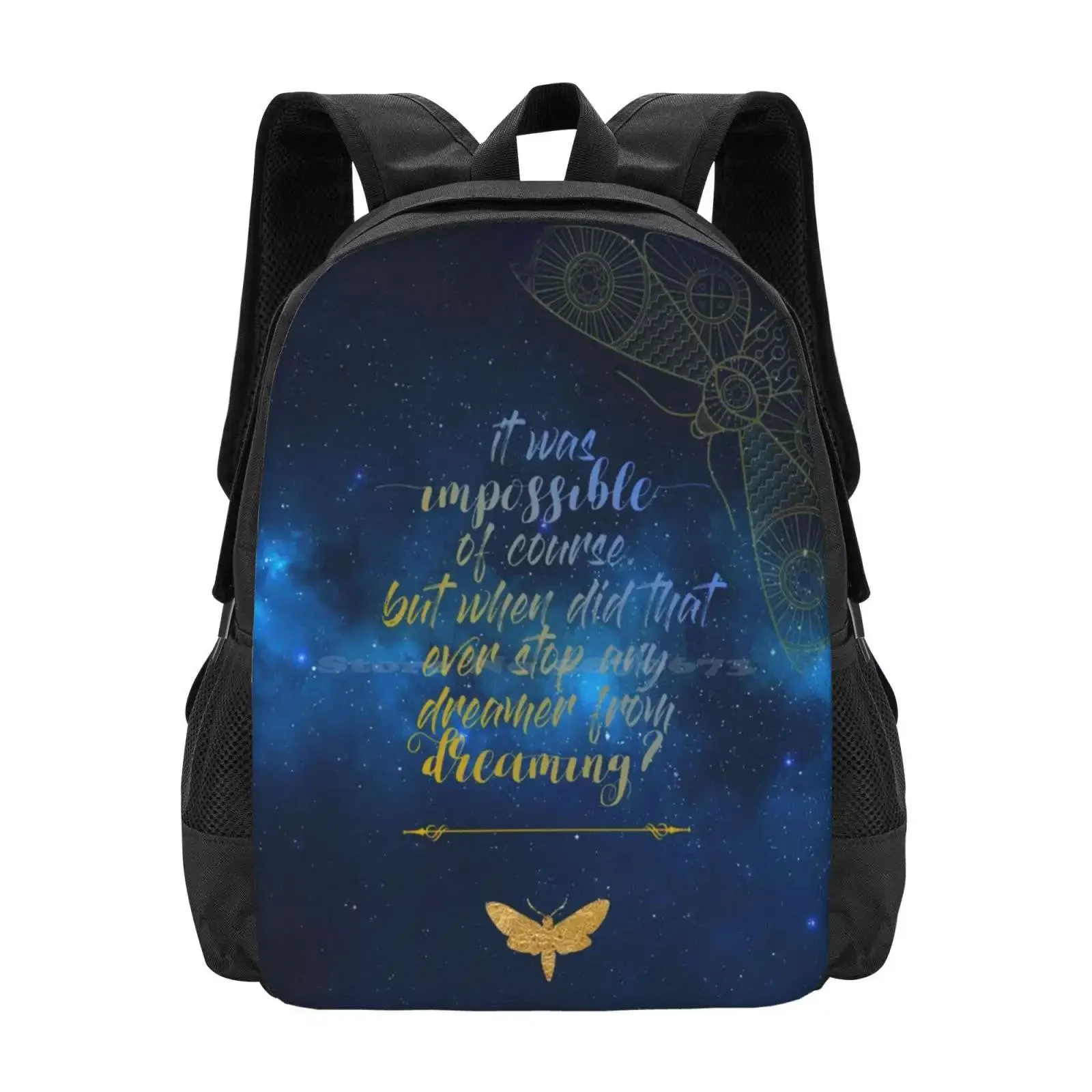 

Strange The Dreamer Laini Taylor Backpack For Student School Laptop Travel Bag Strange The Dreamer Laini Taylor Young Adult