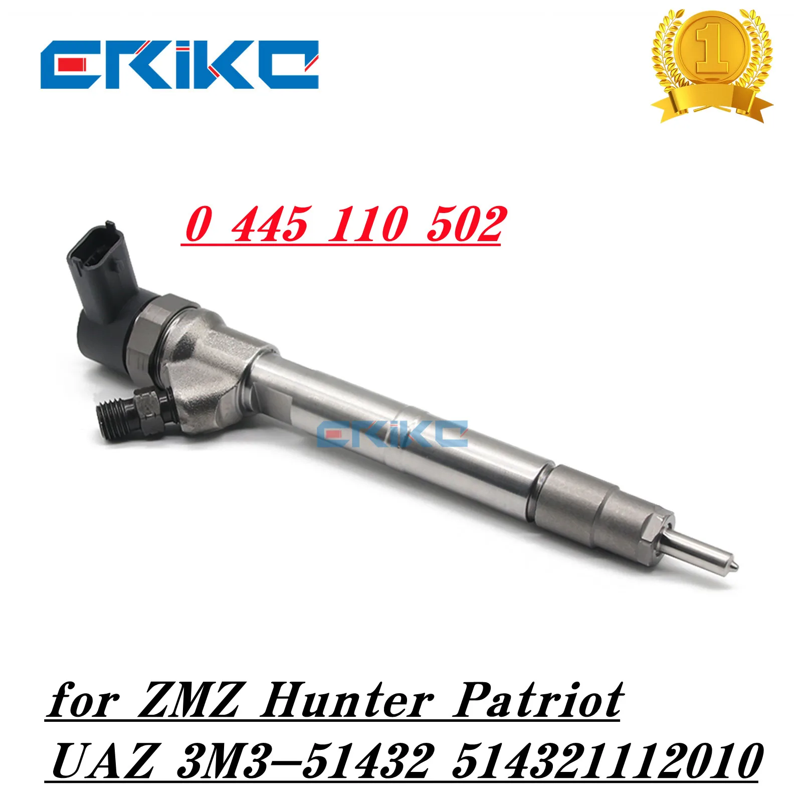 

New 0445110502 Fuel Injector 0 445 110 502 Common Rail Diesel Injector for ZMZ UAZ 514321112010