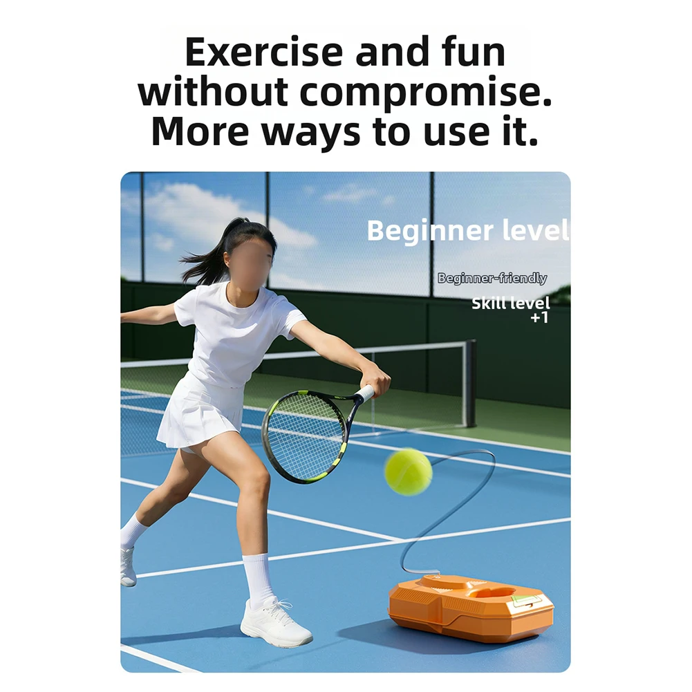 

Тренажер для бадминтона и тенниса для уличных площадок, противоскользящее спортивное оборудование из полиэтилена, увеличенная площадь для тренировок по теннису