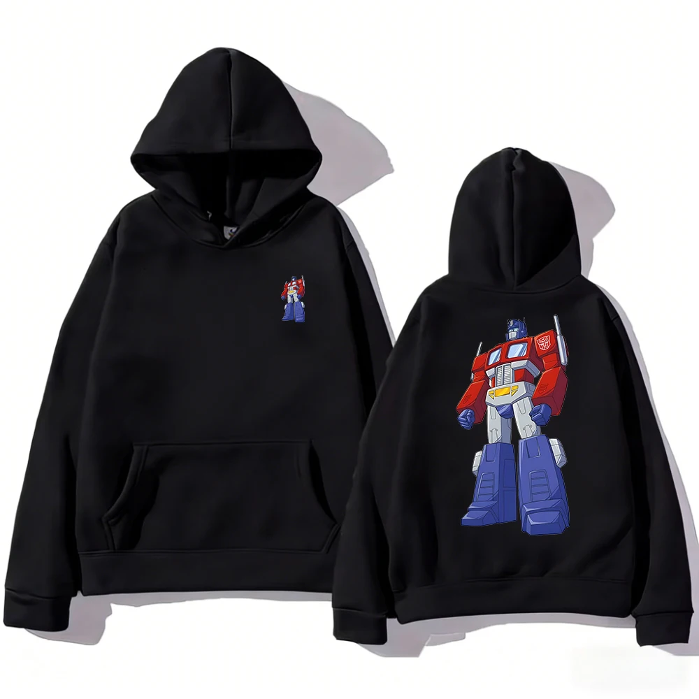 

Transformers 2025-26 Autumn/Winter Autobots Graphic 100% Cotton Print Hasbro Brand Unisex Children Hoodie Casual Breathable Y2k.