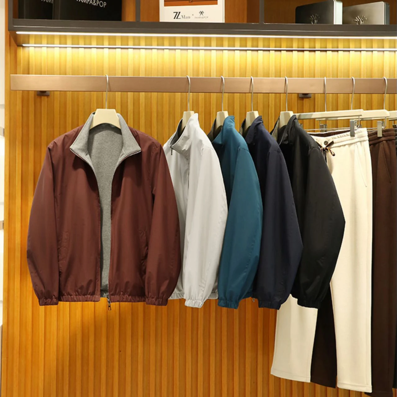 

Двусторонняя вязаная куртка Pampa& с гладкой, мягкой, немнущейся тканью для активного отдыха и спорта для молодежи, весна-осень