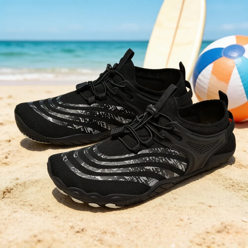 Summer Unisex Wading Shoes Men Women Beach Barefoot Swimming Aqua Shoes Quick Dry Non-slip Upstream Sneakers Light Fitness Shoes