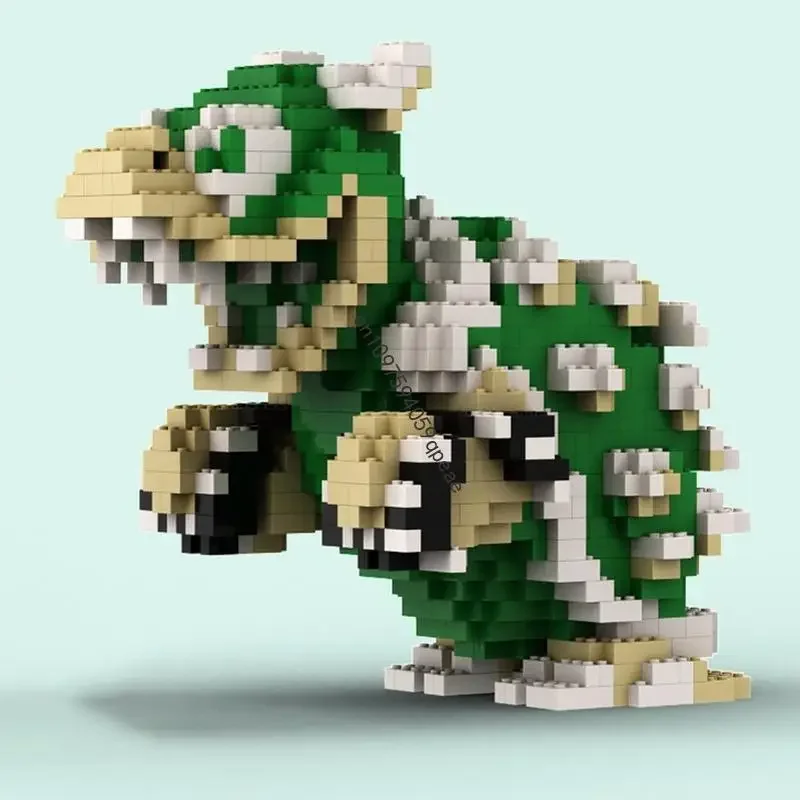 新しい 1615 ピース有名なスーパー配管工ゲームシリーズ Moc Bowser モデルカスタムパズル Diy クリエイティブアイデア子供のおもちゃクリスマス誕生日ギフト